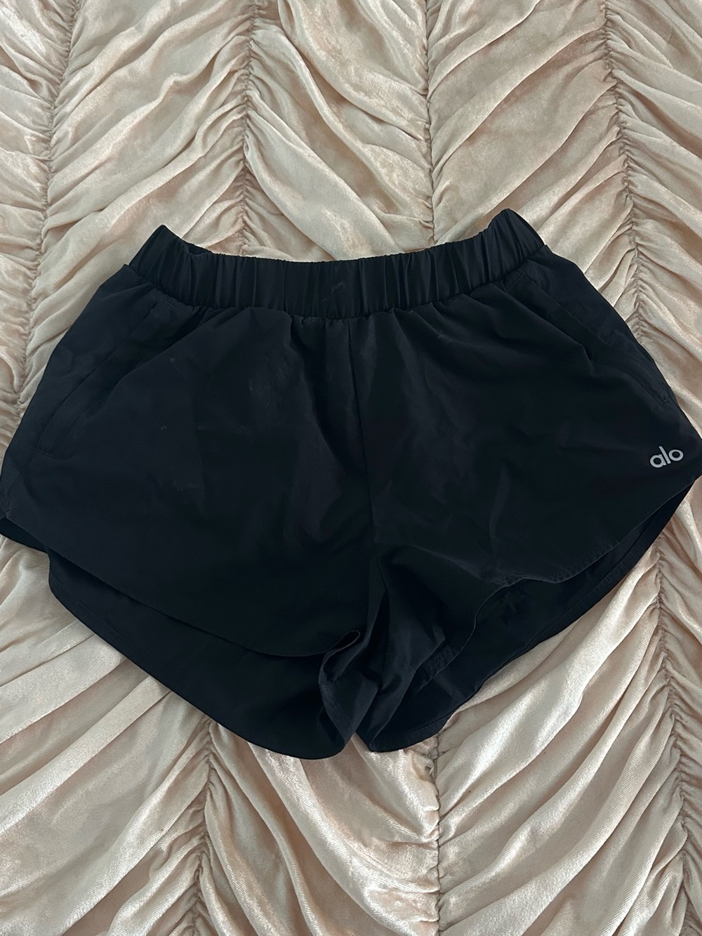 ALO Yoga Black Women's Athletic Shorts — Lightweight Performance